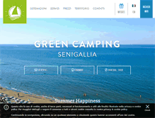 Tablet Screenshot of greencamping.it